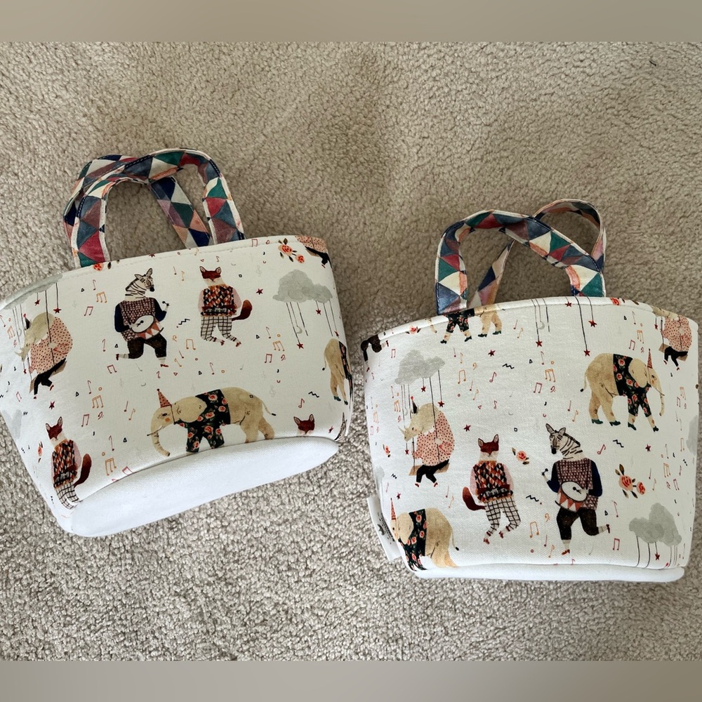Anthropologie x Lou Lou Illustration Animal Storage Bins